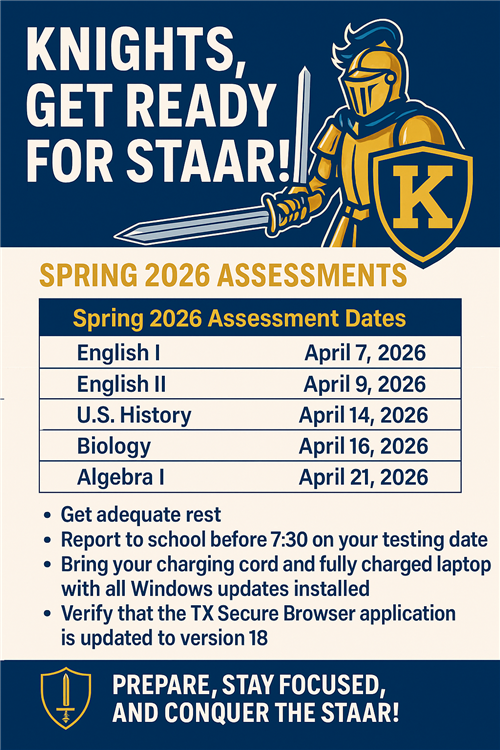 STAAR EOC Flyer